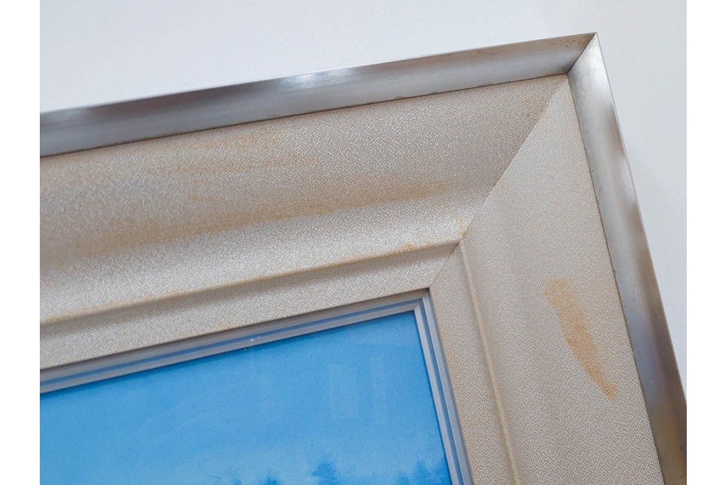 岩絵具方式複製画　東山魁夷　第1977番　「朝雲」　承認印入り保証書・外箱付き　(R-084923)