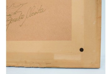 真作　直筆サイン入り　森田剛介(Gosuke Morita)　AP2/50　海中を泳ぐイルカが爽やかに描かれたシルクスクリーン　(R-084924)