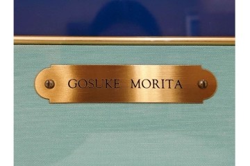 真作　直筆サイン入り　森田剛介(Gosuke Morita)　AP2/50　海中を泳ぐイルカが爽やかに描かれたシルクスクリーン　(R-084924)