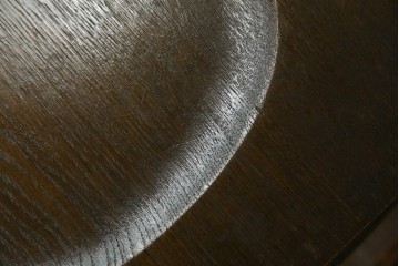 中古　永田良介商店　神戸洋家具　落ち着きのあるシックな佇まいが魅力のラダー型食堂椅子　(R-084935)