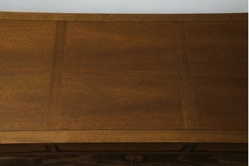 中古　DREXEL HERITAGE(ドレクセルヘリテイジ)　Triune(トライユン)　マホガニー材　クラシカルな佇まいのカクテルテーブル　(R-084937)