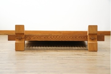 中古　最高級　枠総欅(ケヤキ)材　木象嵌作家　朴木立堂　立山に雷鳥図の衝立　定価推定約150万円相当　(R-084941)