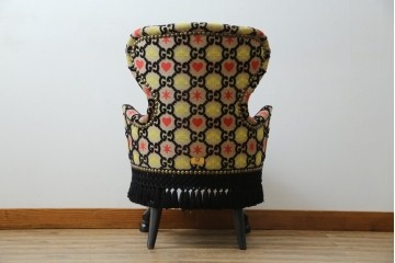 中古　美品　GUCCI(グッチ)　デコール　ゴージャスなデザインのアームチェア　定価約100万円相当　(R-084943)