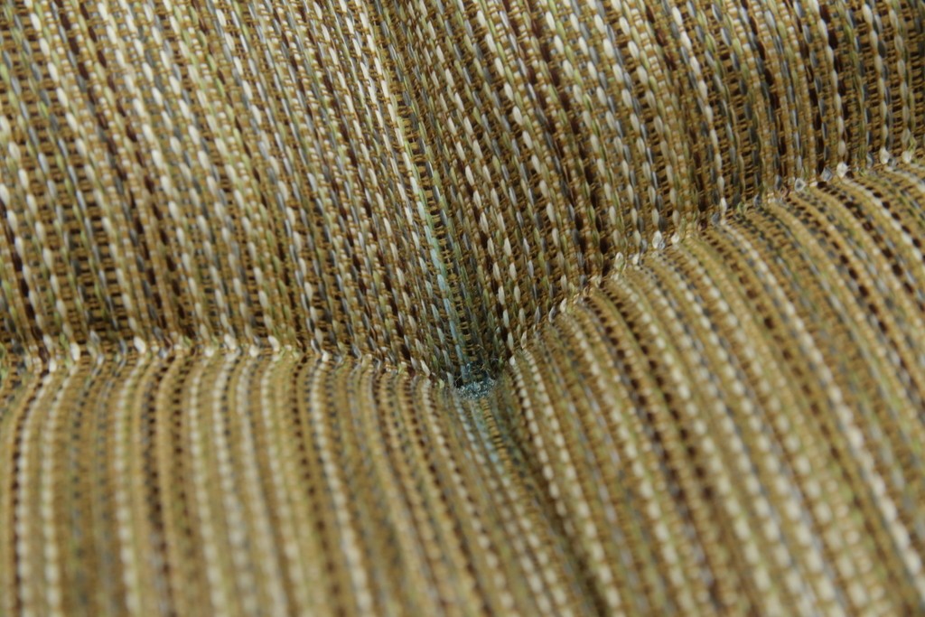 中古　美品　ACME Furniture(アクメファニチャー)　WICKER(ウィッカー)　ラタンフレームと柔らかなファブリックの素材感が魅力のイージーチェア　(R-084944)