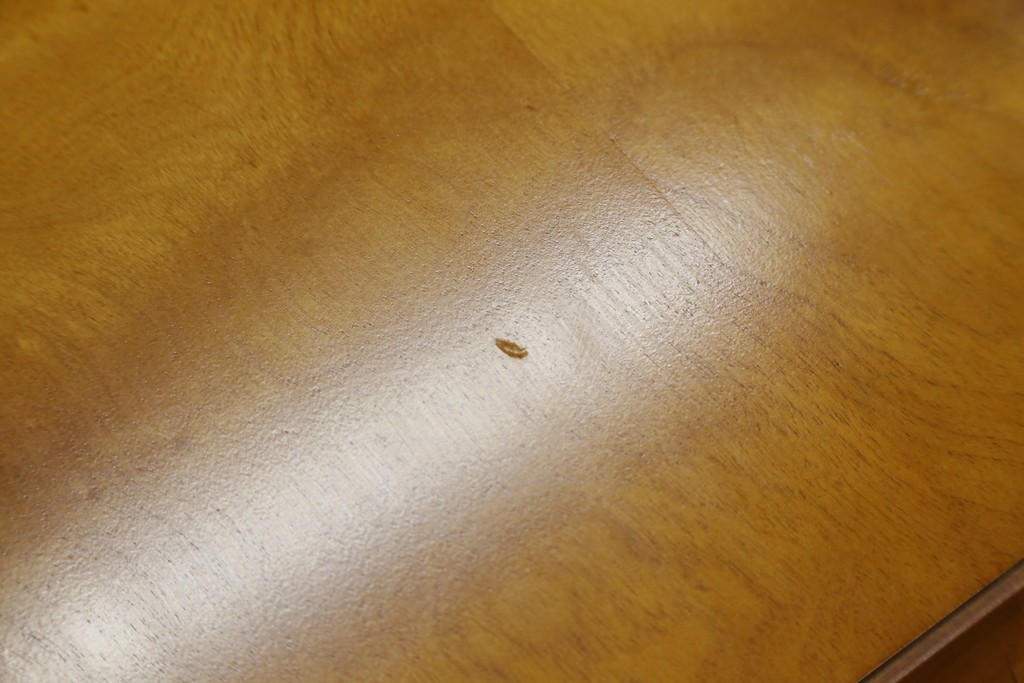 中古　美品　横浜クラシック家具　ダニエル(daniel)　上品な木肌が美しい重厚な両袖デスク　(R-084947)