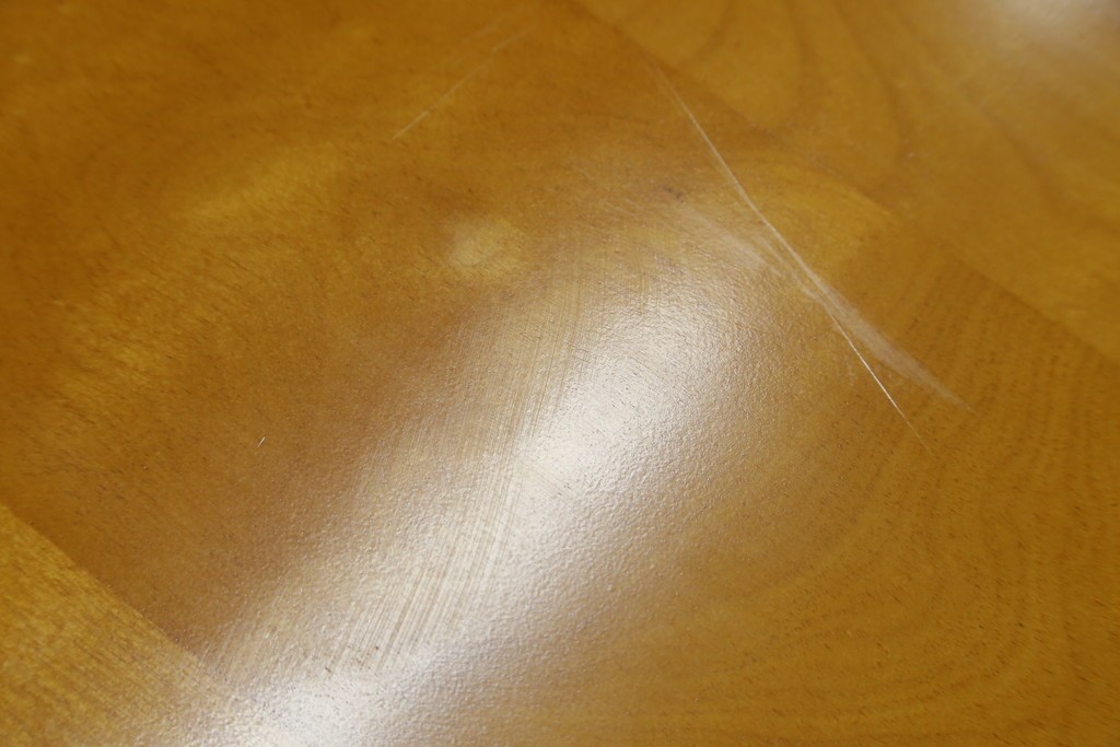 中古　美品　横浜クラシック家具　ダニエル(daniel)　上品な木肌が美しい重厚な両袖デスク　(R-084947)