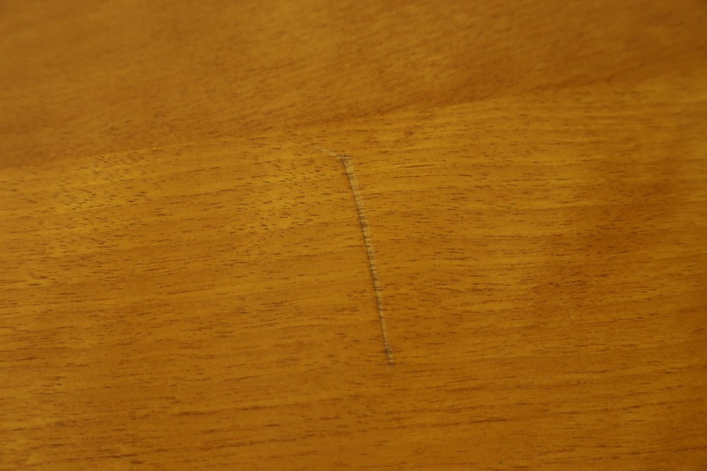 中古　美品　横浜クラシック家具　ダニエル(daniel)　上品な木肌が美しい重厚な両袖デスク　(R-084947)