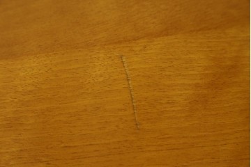 中古　美品　横浜クラシック家具　ダニエル(daniel)　上品な木肌が美しい重厚な両袖デスク　(R-084947)