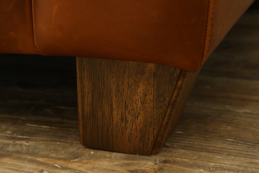 中古　ACME Furniture(アクメファニチャー)　FRESNO(フレスノ)　本革の味わい深い風合いが魅力の二人掛けソファ　定価約33万円　(R-084948)