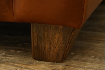 中古　ACME Furniture(アクメファニチャー)　FRESNO(フレスノ)　本革の味わい深い風合いが魅力の二人掛けソファ　定価約33万円　(R-084948)