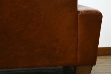 中古　ACME Furniture(アクメファニチャー)　FRESNO(フレスノ)　本革の味わい深い風合いが魅力の二人掛けソファ　定価約33万円　(R-084948)