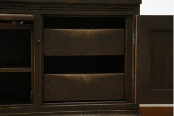 中古　美品　飛騨産業　キツツキ　PROVINCIAL(プロヴィンシャル・プロビンシャル)　センター収納でAV機器の設置に便利なテレビボード　定価約55万円相当　(R-084952)