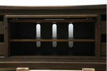 中古　美品　飛騨産業　キツツキ　PROVINCIAL(プロヴィンシャル・プロビンシャル)　センター収納でAV機器の設置に便利なテレビボード　定価約55万円相当　(R-084952)