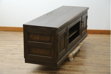 中古　美品　飛騨産業　キツツキ　PROVINCIAL(プロヴィンシャル・プロビンシャル)　センター収納でAV機器の設置に便利なテレビボード　定価約55万円相当　(R-084952)