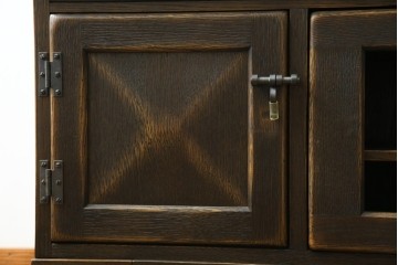 中古　美品　飛騨産業　キツツキ　PROVINCIAL(プロヴィンシャル・プロビンシャル)　センター収納でAV機器の設置に便利なテレビボード　定価約55万円相当　(R-084952)