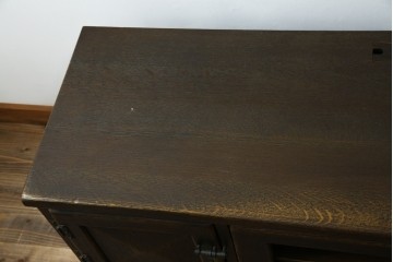 中古　美品　飛騨産業　キツツキ　PROVINCIAL(プロヴィンシャル・プロビンシャル)　センター収納でAV機器の設置に便利なテレビボード　定価約55万円相当　(R-084952)