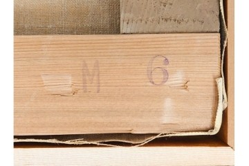 真作　1959年宮本三郎作　M6号　「えび」　外箱付き　(R-084957)