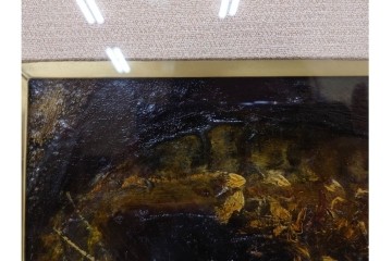 真作　1959年宮本三郎作　M6号　「えび」　外箱付き　(R-084957)