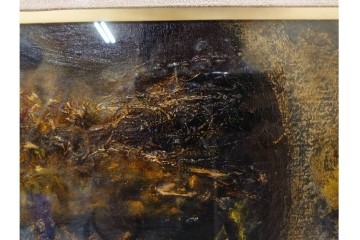 真作　1959年宮本三郎作　M6号　「えび」　外箱付き　(R-084957)