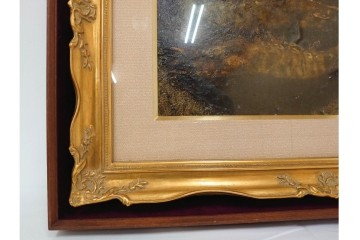 真作　1959年宮本三郎作　M6号　「えび」　外箱付き　(R-084957)