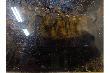 真作　1959年宮本三郎作　M6号　「えび」　外箱付き　(R-084957)