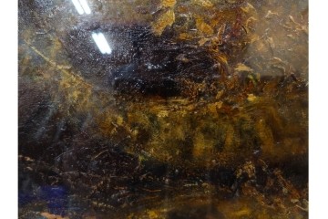 真作　1959年宮本三郎作　M6号　「えび」　外箱付き　(R-084957)