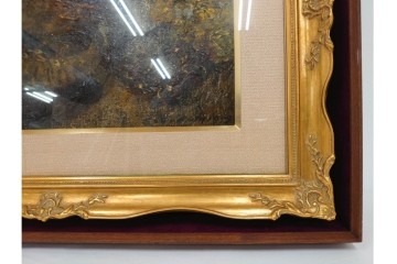 真作　1959年宮本三郎作　M6号　「えび」　外箱付き　(R-084957)