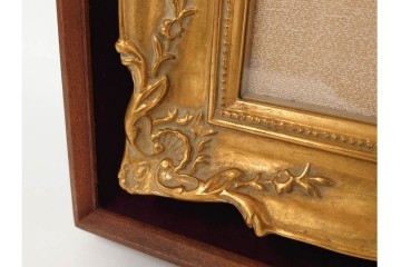 真作　1959年宮本三郎作　M6号　「えび」　外箱付き　(R-084957)