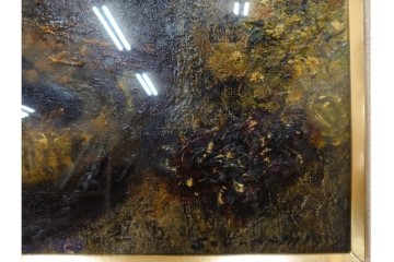 真作　1959年宮本三郎作　M6号　「えび」　外箱付き　(R-084957)