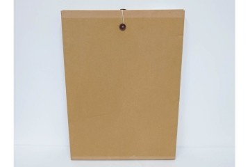 真作　直筆サイン入り　玉村豊男　「ソーヴィニヨンブラン 2013 ヴィンテージ」　みずみずしいぶどうが描かれた水彩画　外箱付き　(R-084958)