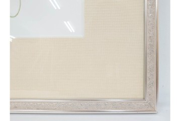 真作　直筆サイン入り　玉村豊男　「ソーヴィニヨンブラン 2013 ヴィンテージ」　みずみずしいぶどうが描かれた水彩画　外箱付き　(R-084958)