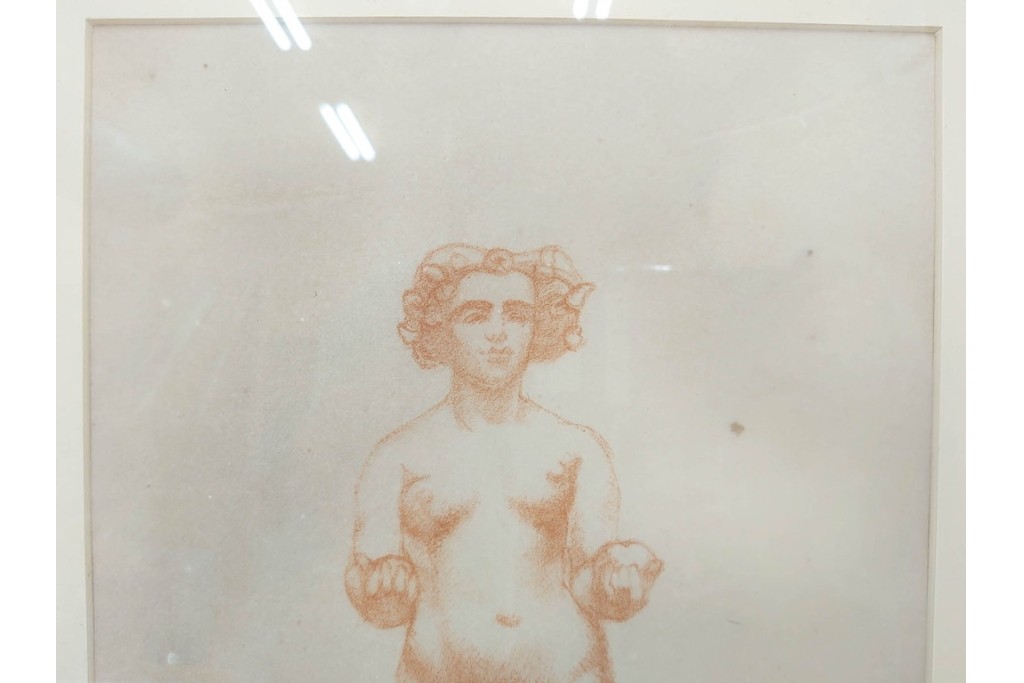 真作　サイン入り　アリスティド・マイヨール　9/35　裸婦のリトグラフ　外箱付き　(R-084960)