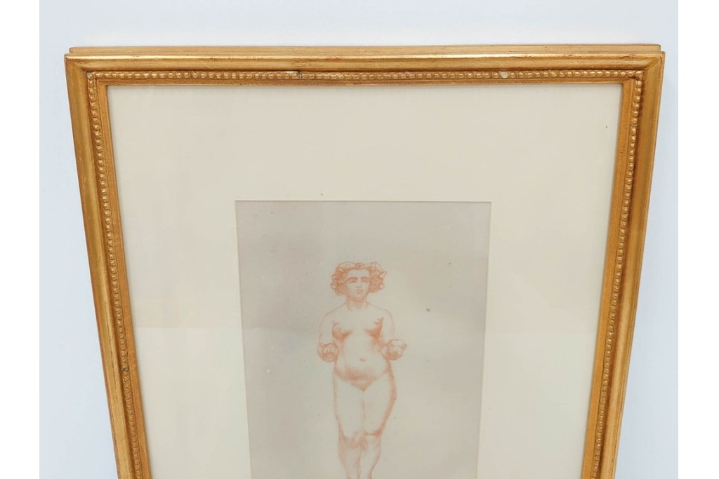 真作　サイン入り　アリスティド・マイヨール　9/35　裸婦のリトグラフ　外箱付き　(R-084960)