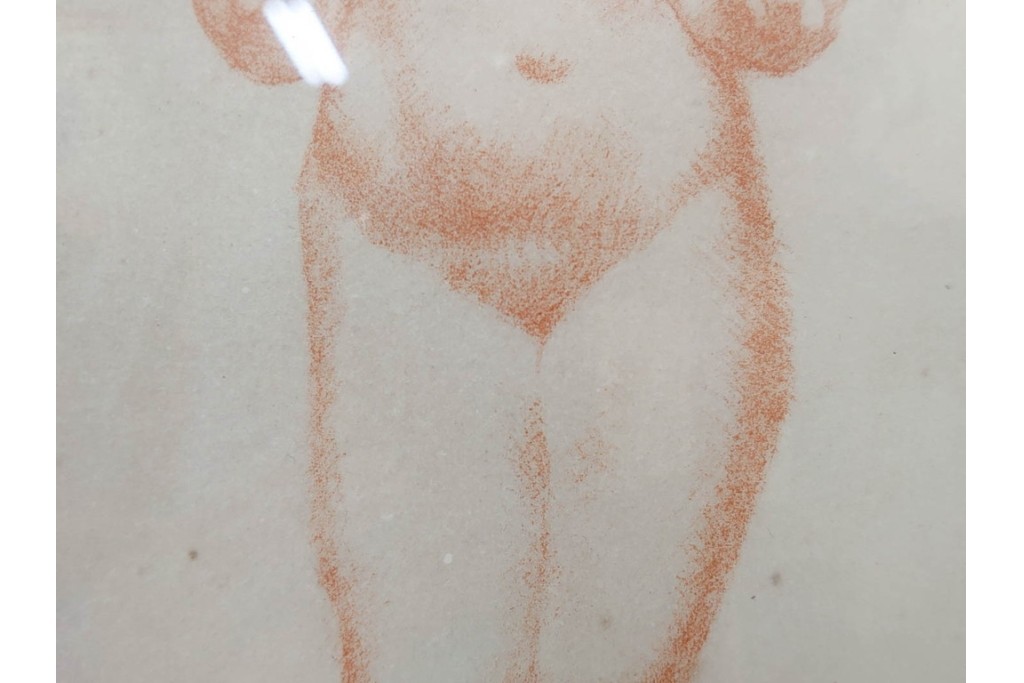 真作　サイン入り　アリスティド・マイヨール　9/35　裸婦のリトグラフ　外箱付き　(R-084960)