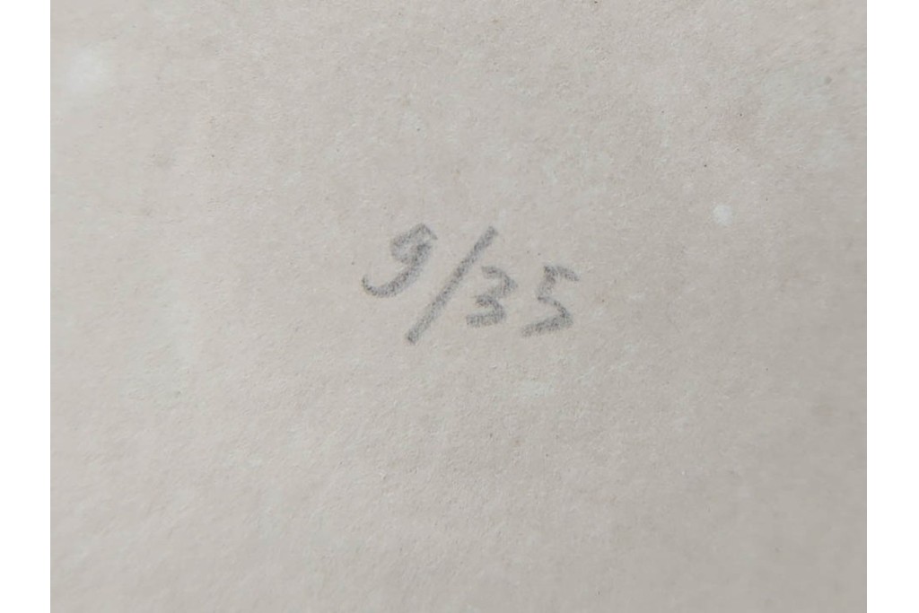 真作　サイン入り　アリスティド・マイヨール　9/35　裸婦のリトグラフ　外箱付き　(R-084960)