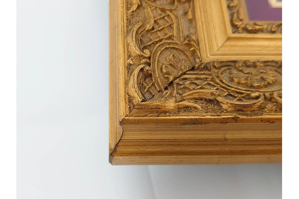 真作　サイン入り　東郷青児の内弟子 久下塚青蘭(東郷青蘭)　SMサイズ　女性像の油彩絵画　(R-084961)