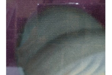 真作　サイン入り　東郷青児の内弟子 久下塚青蘭(東郷青蘭)　SMサイズ　女性像の油彩絵画　(R-084961)