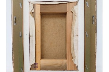 真作　サイン入り　東郷青児の内弟子 久下塚青蘭(東郷青蘭)　SMサイズ　女性像の油彩絵画　(R-084961)