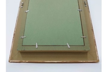 真作　サイン入り　東郷青児の内弟子 久下塚青蘭(東郷青蘭)　SMサイズ　女性像の油彩絵画　(R-084961)