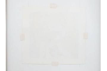 真作　サイン入り　1986年池田修三作　「あかいとり」　木版画　(R-084963)