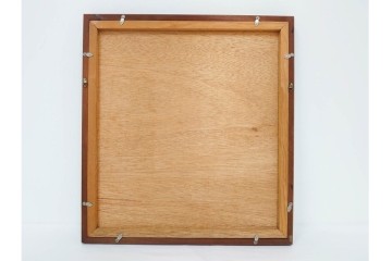 真作　サイン入り　1986年池田修三作　「あかいとり」　木版画　(R-084963)