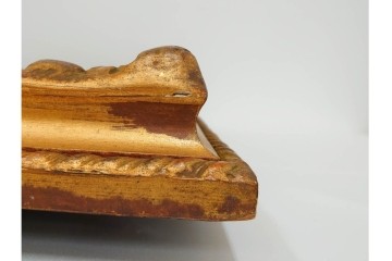 真作　サイン入り　中村善策　P8(8号)　「信濃路の秋」　色彩豊かに描かれた油彩絵画　(R-084964)