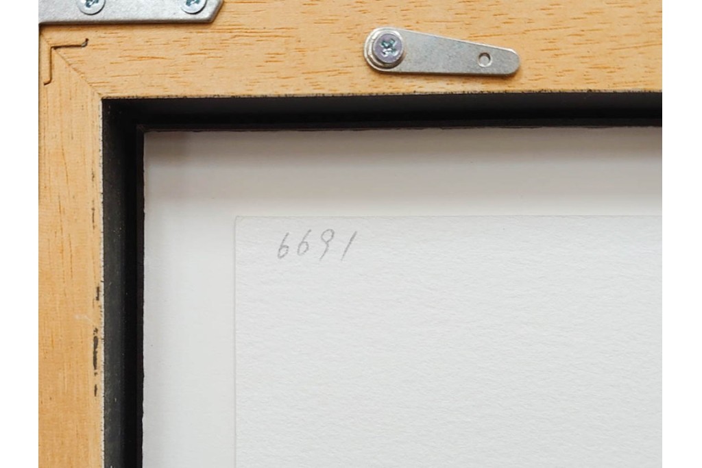 真作　サイン入り　中島千波　172/200　「醍醐の桜」　幻想的な情景が広がるジクレー版画　作品証明書付き　(R-084965)