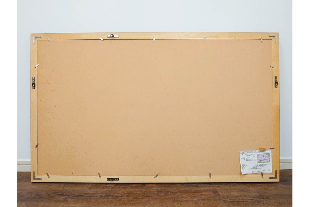 真作　サイン入り　中島千波　172/200　「醍醐の桜」　幻想的な情景が広がるジクレー版画　作品証明書付き　(R-084965)