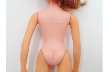 当時物　TAKARA(タカラ)　へそあり・ドットあり・両腕両足連動の初代リカちゃん人形　(R-084966)　