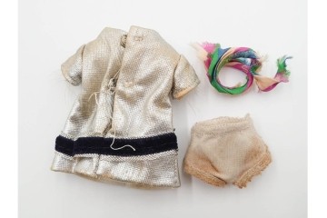 当時物　TAKARA(タカラ)　へそあり・ドットあり・両腕両足連動の初代リカちゃん人形　(R-084966)　