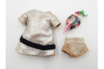 当時物　TAKARA(タカラ)　へそあり・ドットあり・両腕両足連動の初代リカちゃん人形　(R-084966)　