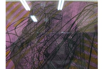 真作　サイン入り　1956年スタンリー・ウィリアム・ヘイター(Stanley William Hayter)作　42/50　「Icarus(イカロス)」　力強い線が印象的な銅版画　外箱付き　(R-084967)