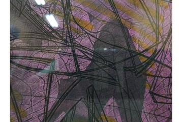 真作　サイン入り　1956年スタンリー・ウィリアム・ヘイター(Stanley William Hayter)作　42/50　「Icarus(イカロス)」　力強い線が印象的な銅版画　外箱付き　(R-084967)