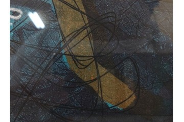 真作　サイン入り　スタンリー・ウィリアム・ヘイター(Stanley William Hayter)　19/50　「Ceyx(ケユクス)」　豊かな色彩と動きが際立つ銅版画　外箱付き　(R-084968)